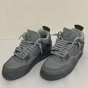 Nike Jordan Retro 4 Gray Wet Cement Athletic Sneakers Size 9